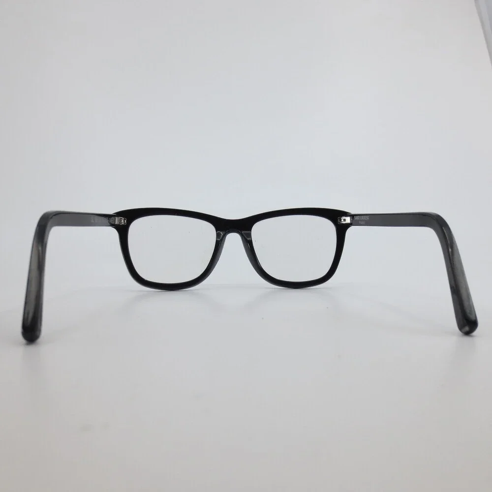 Saint Laurent SL 168 001 Black Square Eyeglasses Frames 50-19-140 Italy - Picture 3 of 8